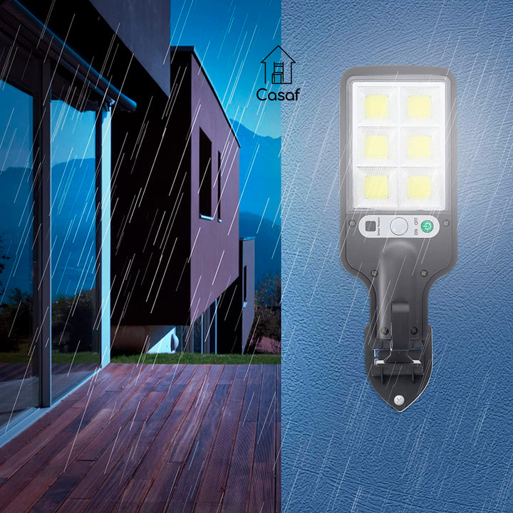 Lampara LED Solar con sensor de movimiento + control remoto